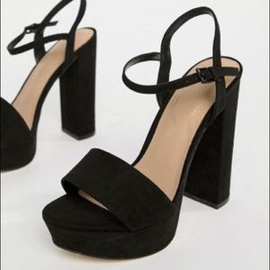 ALDO platform strappy heel
